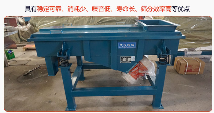 具有穩定可靠、消耗少、噪音低、壽命長、振型穩、篩分效率高等優點