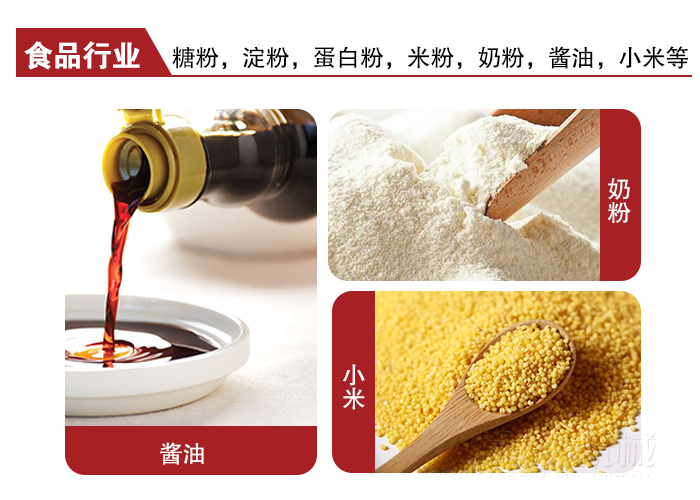 全不銹鋼食品振動(dòng)篩可用于糖粉，小米，淀粉，蛋白粉，米粉，奶粉，醬油等物料